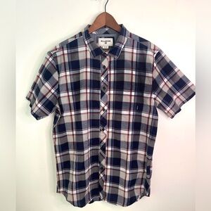 Billabong | Shirt Short Sleeve Button Down Plaid Men's Size Large